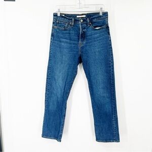 Levi’s Wedgie Straight Jeans Button Fly High Rise 28